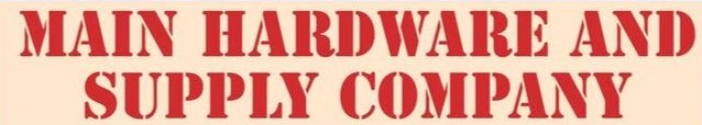 Logo for sponsor Main Hardware and Supply Company
